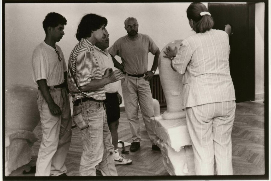 vlevo: Vojtěch Peřina, ?, Karel Doležal, Pavel Hayek, Jitka Vitásková